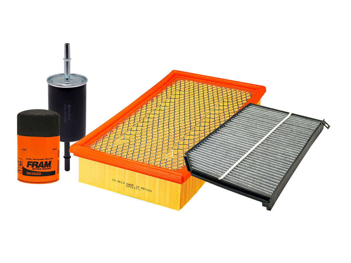 Kit De Filtro De Aire, Filtro De Aceite, Filtro De Combustible Y Filtro De Cabina (4 Piezas)