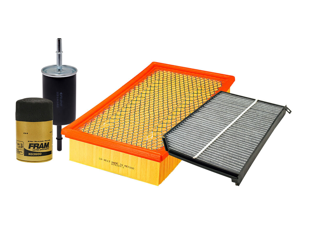 Kit De 4 Filtros Para Aceite Sintético