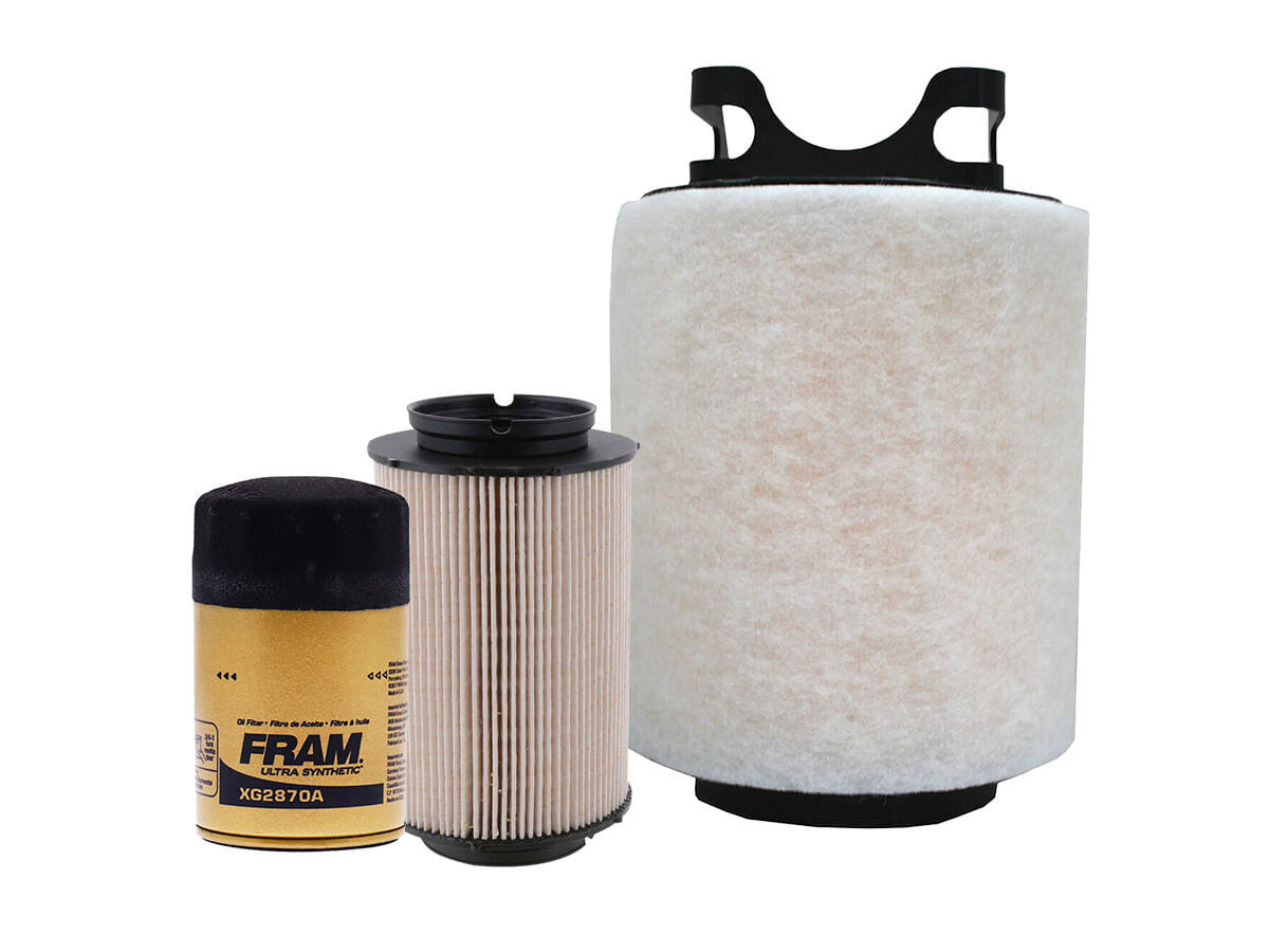 Kit De Filtro De Aire, Filtro De Aceite Sintético Y Filtro De Combustible (3 Piezas)