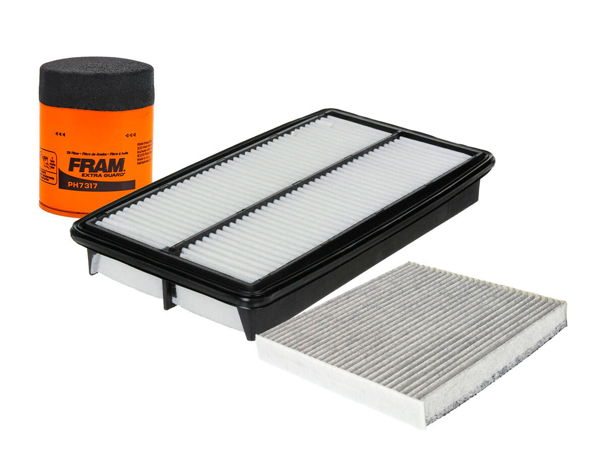 Kit De Filtro De Aire, Filtro De Aceite Y Filtro De Cabina (3 Piezas)