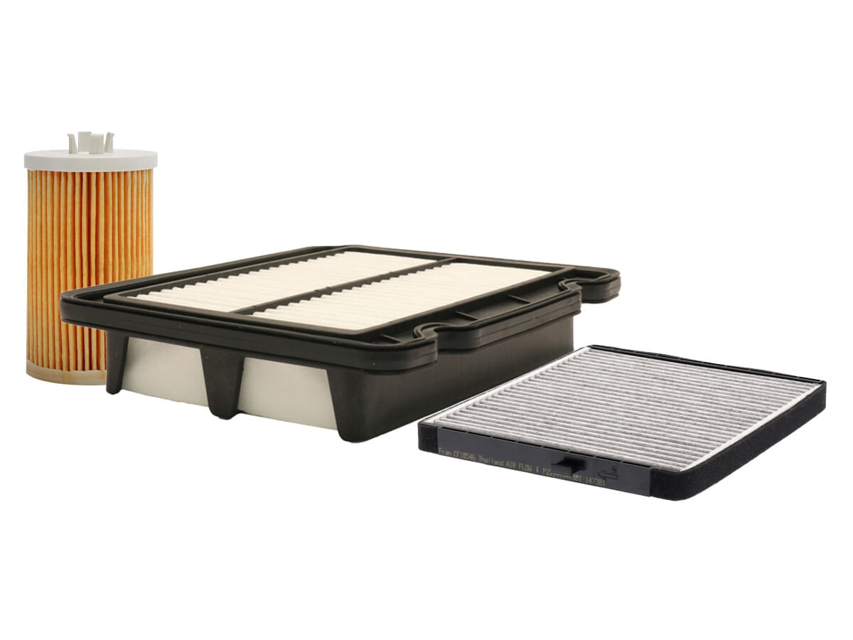 Kit De Filtro De Aire, Filtro De Aceite Y Filtro De Cabina (3 Piezas)