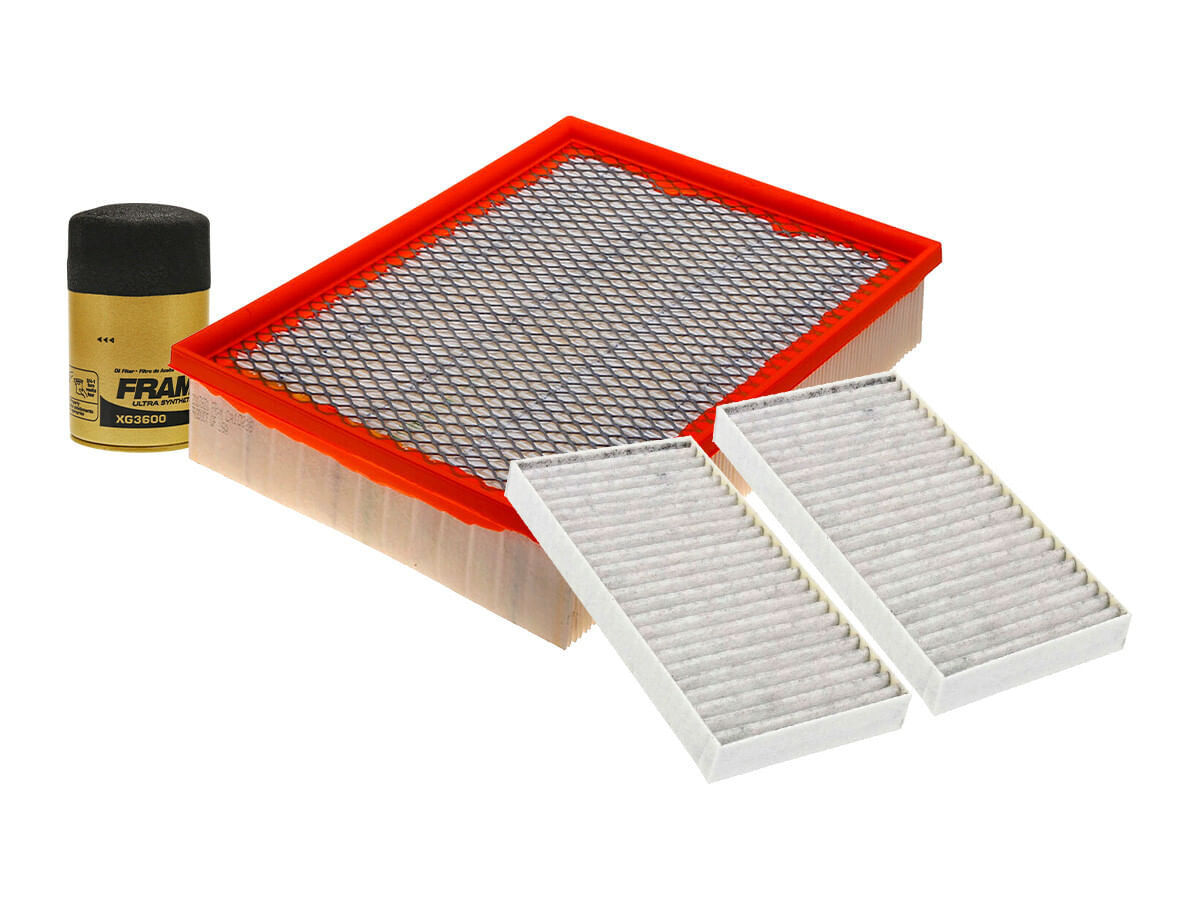 Kit De Filtro De Aire, Filtro De Aceite Sintético Y Filtro De Cabina (3 Piezas)