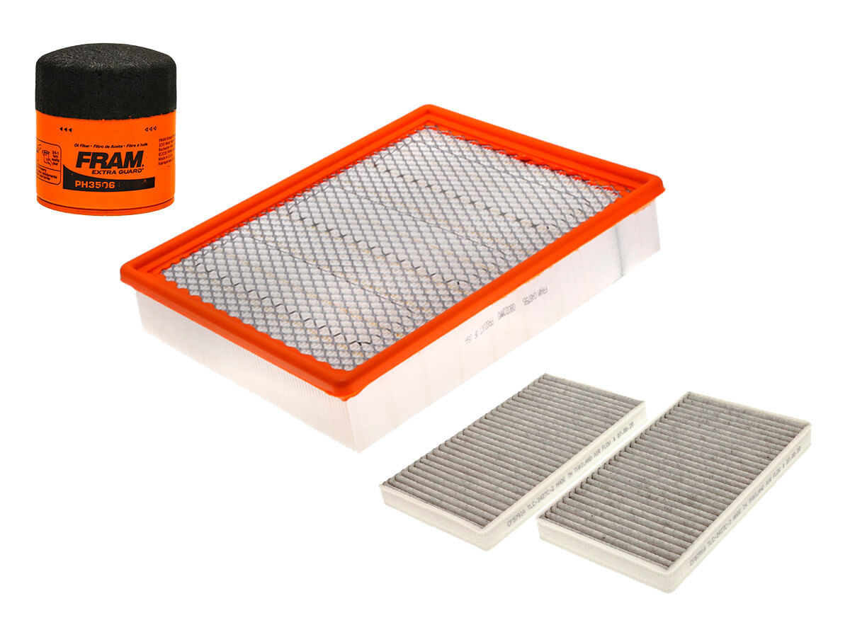Kit De Filtro De Aire, Filtro De Aceite Y Filtro De Cabina (3 Piezas)