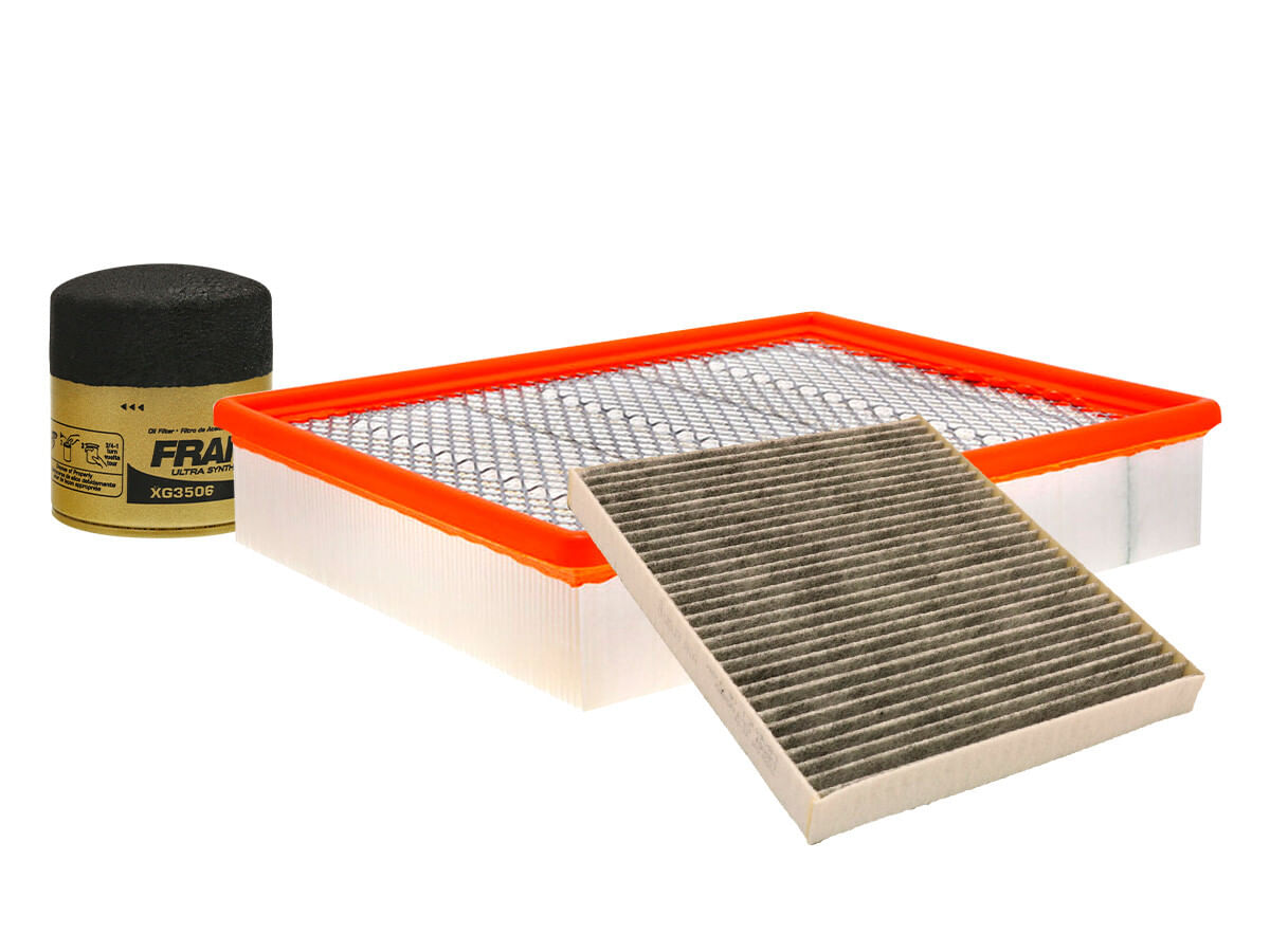 Kit De Filtro De Aire, Filtro De Aceite Sintético Y Filtro De Cabina (3 Piezas)