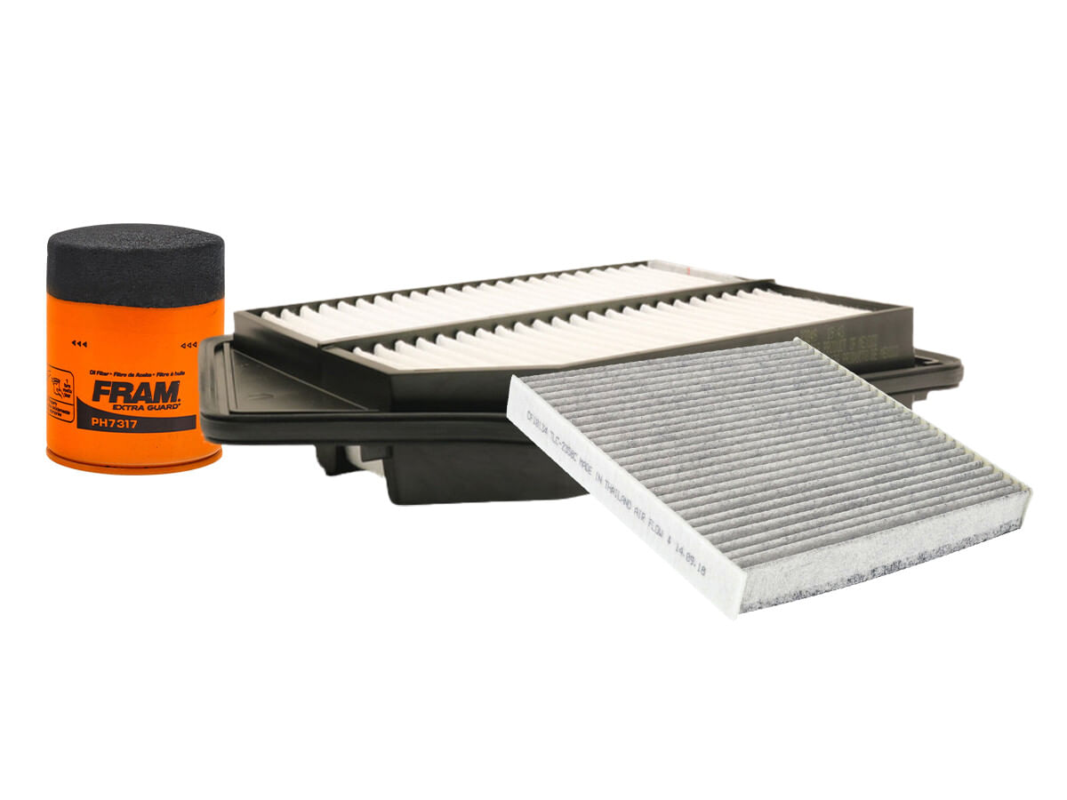 Kit De Filtro De Aire, Filtro De Aceite Y Filtro De Cabina (3 Piezas)