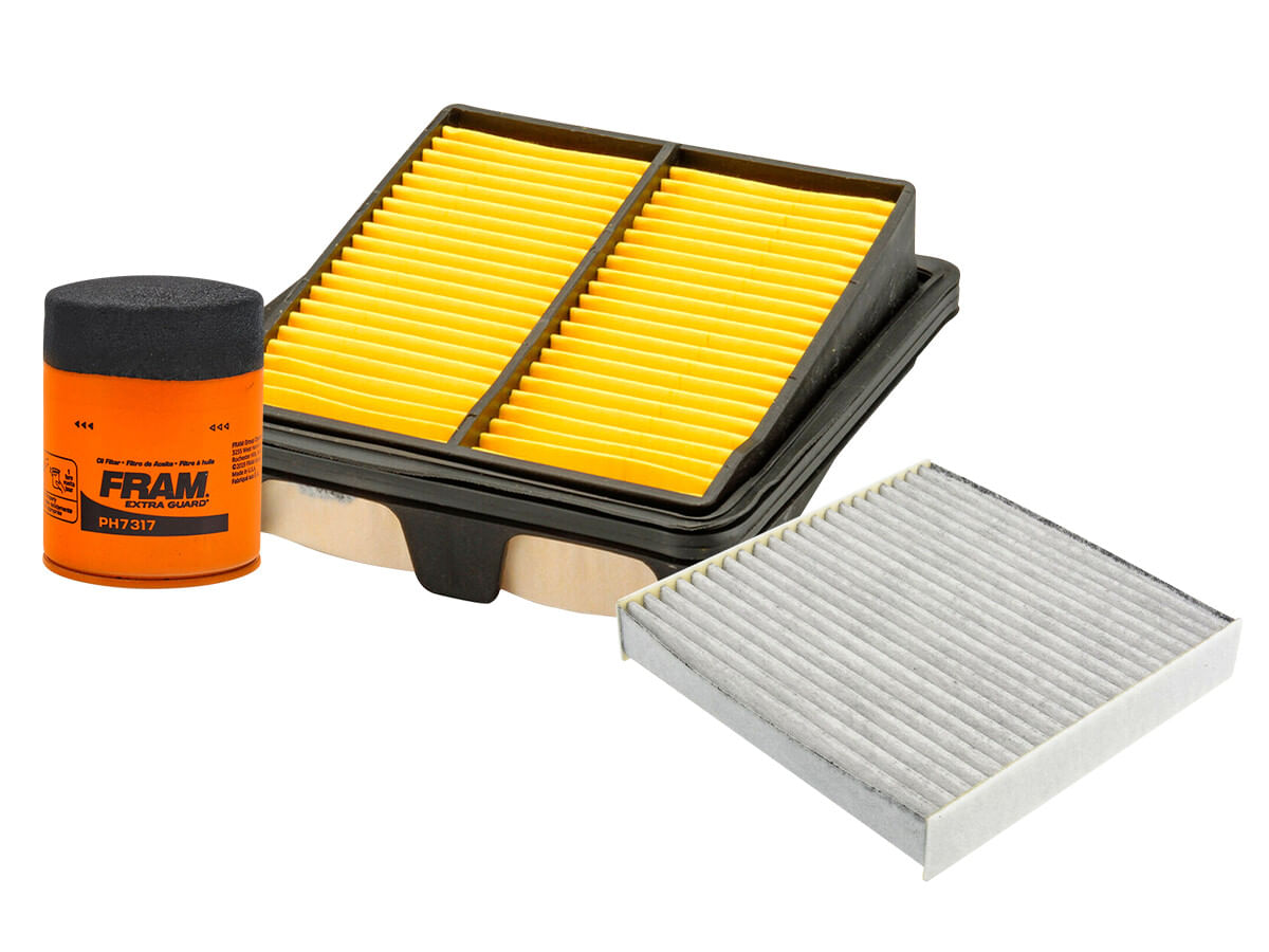 Kit De Filtro De Aire, Filtro De Aceite Y Filtro De Cabina (3 Piezas)