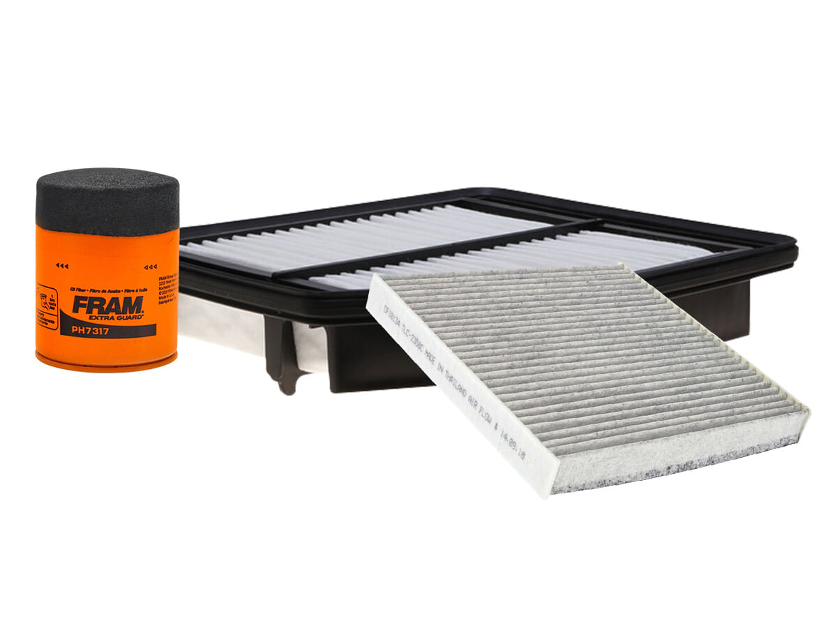 Kit De Filtro De Aire, Filtro De Aceite Y Filtro De Cabina (3 Piezas)