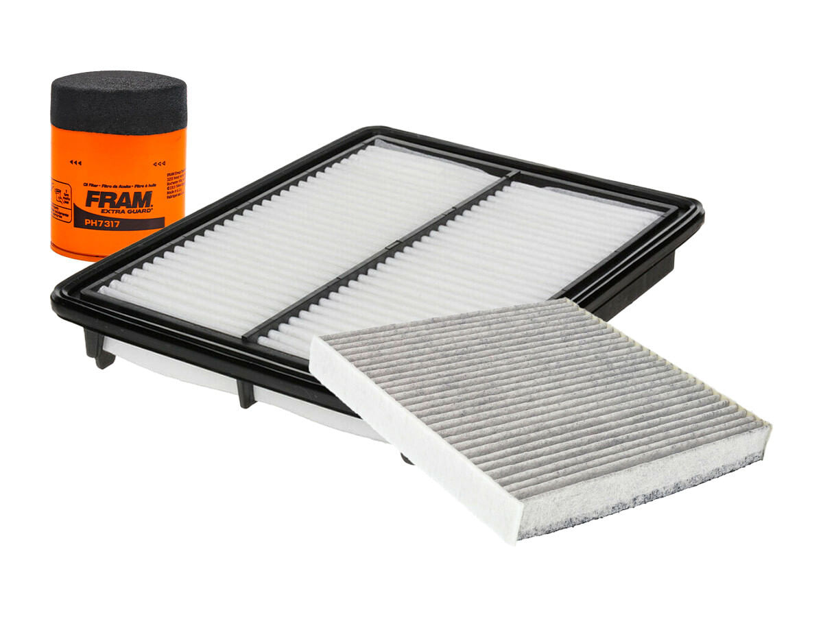 Kit De Filtro De Aire, Filtro De Aceite Y Filtro De Cabina (3 Piezas)