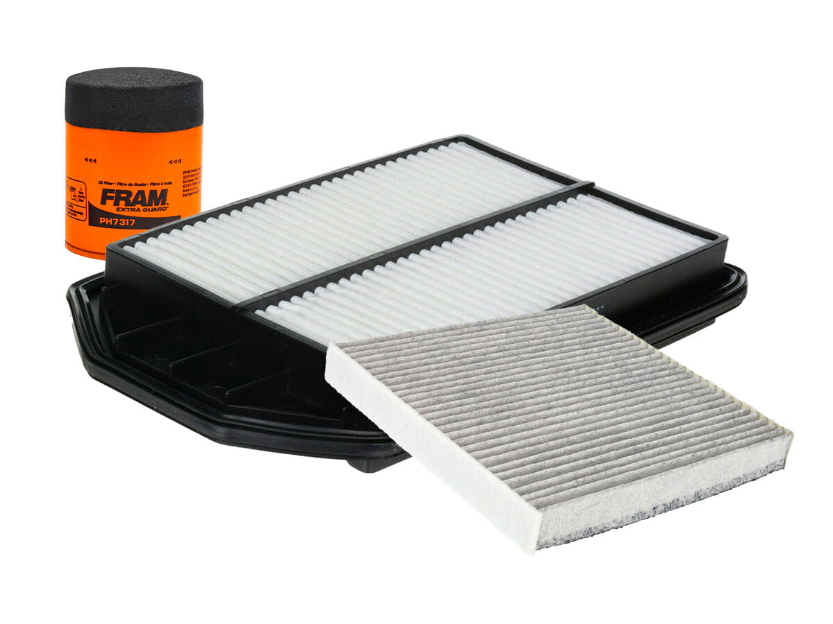 Kit De Filtro De Aire, Filtro De Aceite Y Filtro De Cabina (3 Piezas)