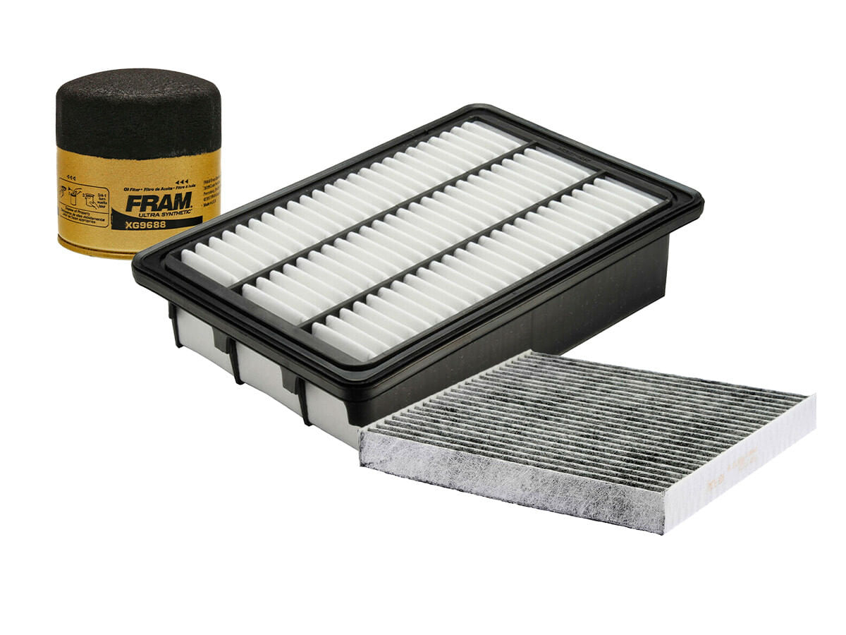 Kit De Filtro De Aire, Filtro De Aceite Sintético Y Filtro De Cabina (3 Piezas)