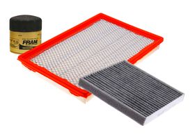 Kit De Filtro De Aire, Filtro De Aceite Sintético Y Filtro De Cabina (3 Piezas)