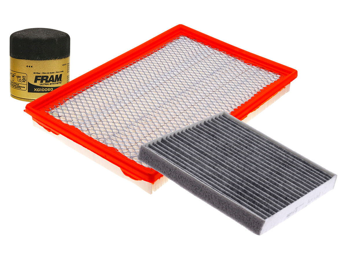 Kit De Filtro De Aire, Filtro De Aceite Sintético Y Filtro De Cabina (3 Piezas)