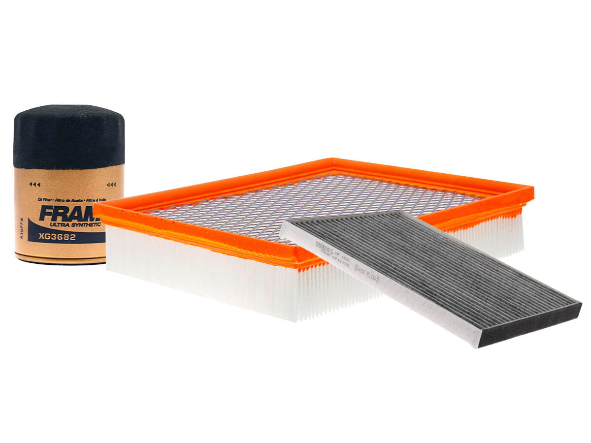 Kit De Filtro De Aire, Filtro De Aceite Sintético Y Filtro De Cabina (3 Piezas)