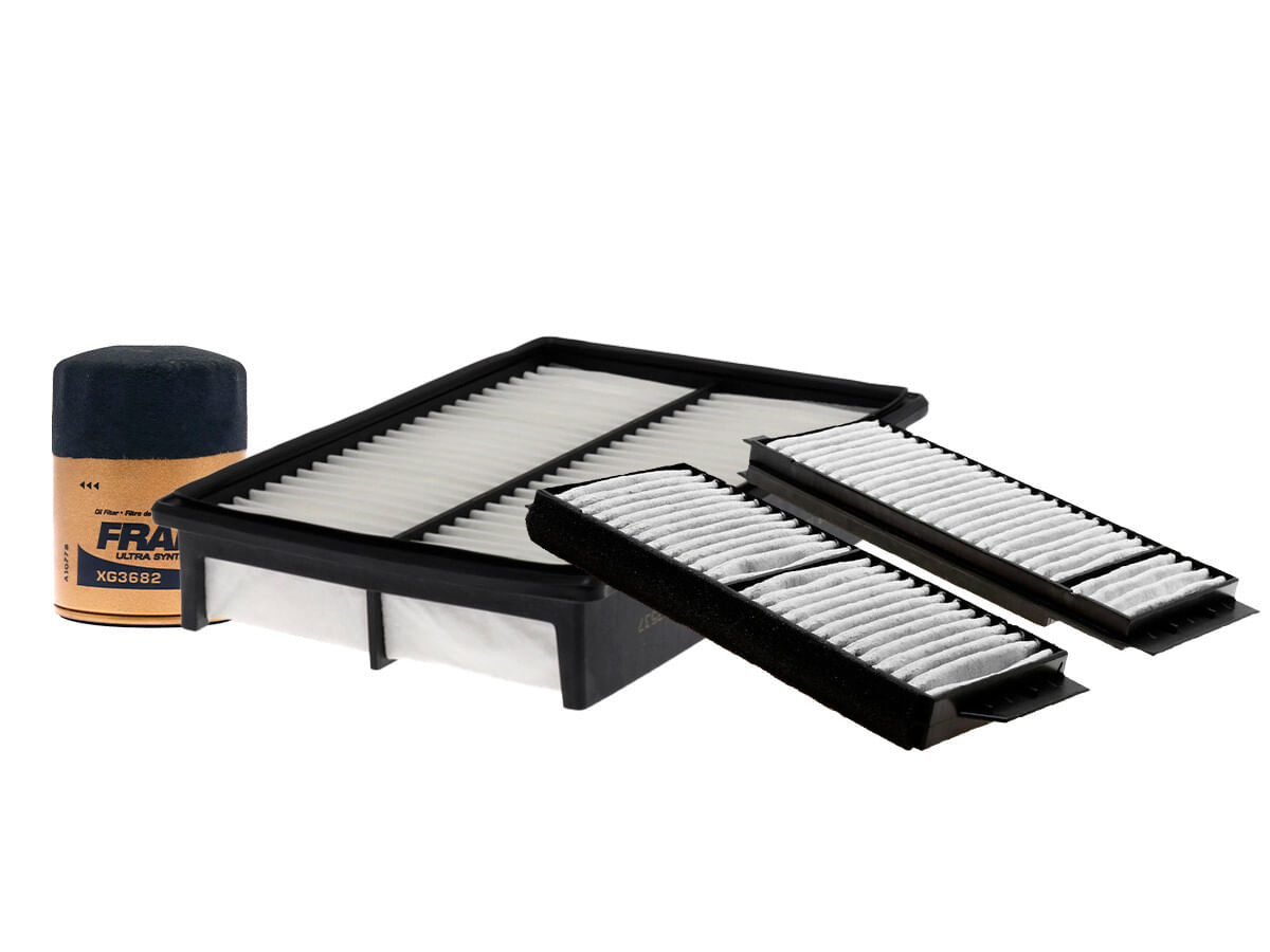 Kit De Filtro De Aire, Filtro De Aceite Sintético Y Filtro De Cabina (3 Piezas)