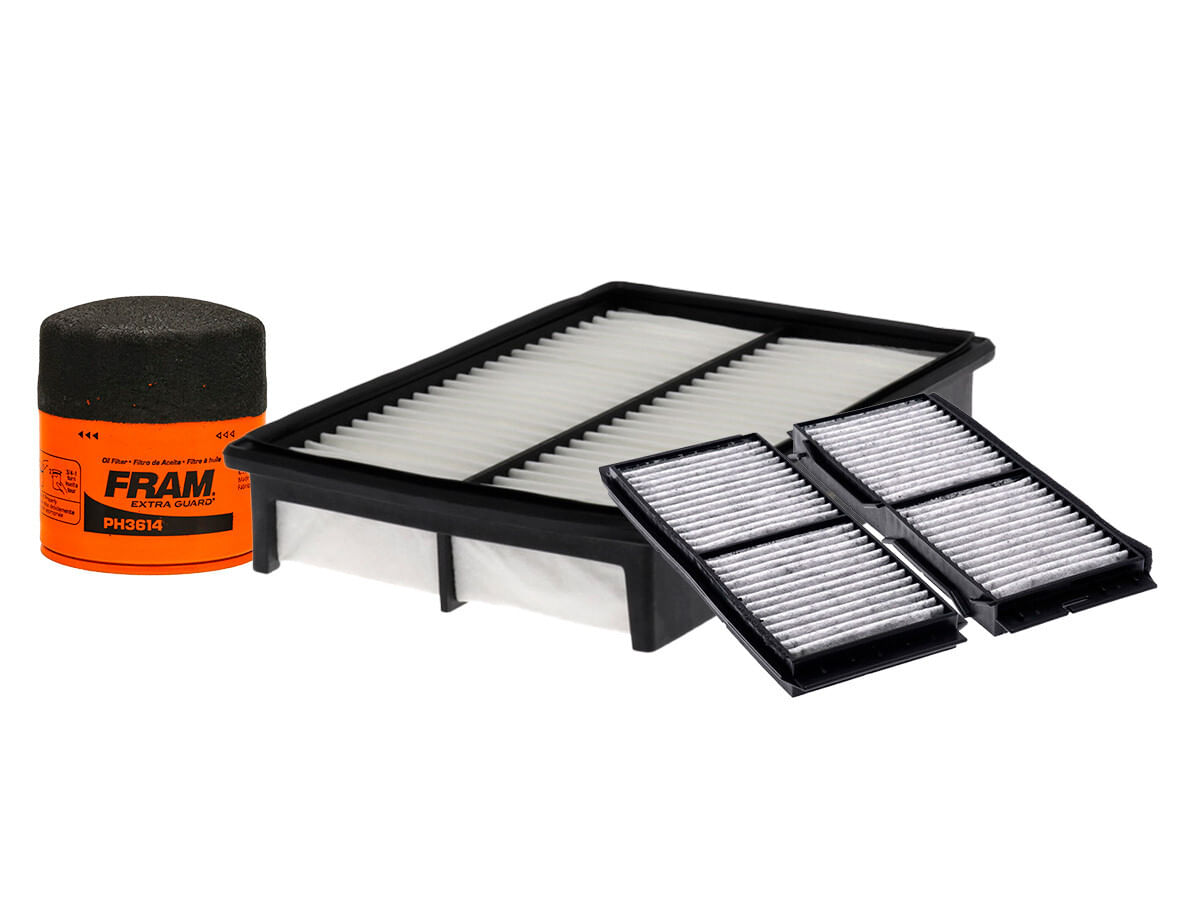 Kit De Filtro De Aire, Filtro De Aceite Y Filtro De Cabina (3 Piezas)