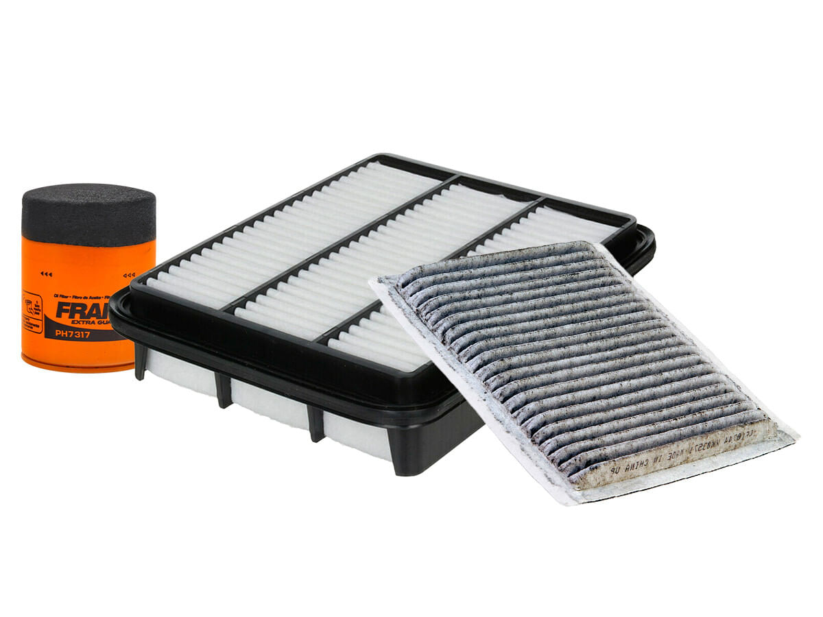 Kit De Filtro De Aire, Filtro De Aceite Y Filtro De Cabina (3 Piezas)