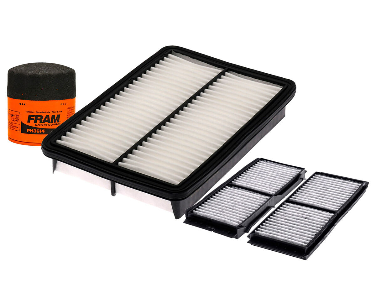 Kit De Filtro De Aire, Filtro De Aceite Y Filtro De Cabina (3 Piezas)