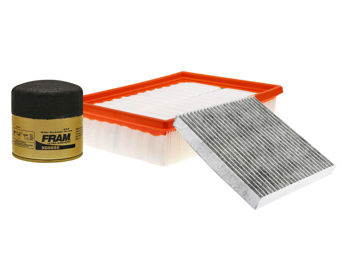 Kit De Filtro De Aire, Filtro De Aceite Sintético Y Filtro De Cabina (3 Piezas)