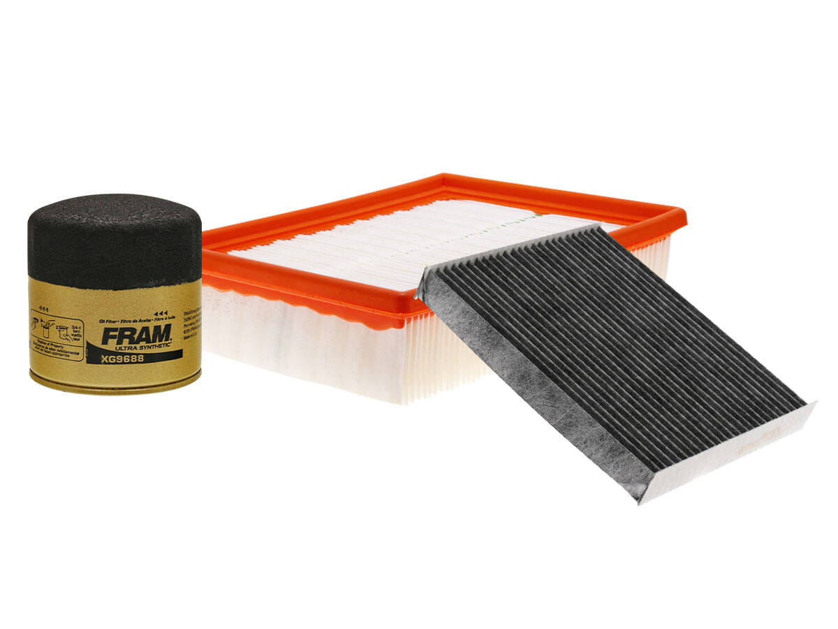 Kit De Filtro De Aire, Filtro De Aceite Sintético Y Filtro De Cabina (3 Piezas)