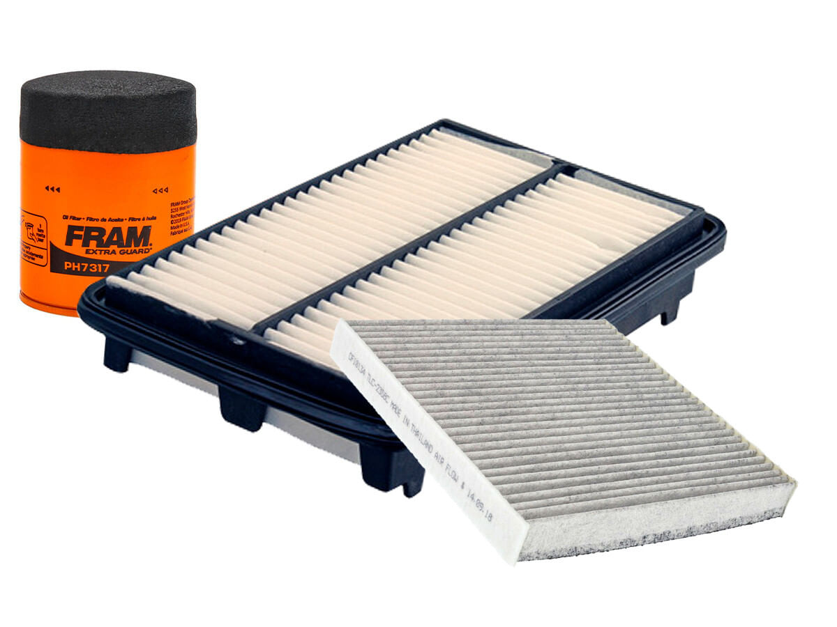 Kit De Filtro De Aire, Filtro De Aceite Y Filtro De Cabina (3 Piezas)