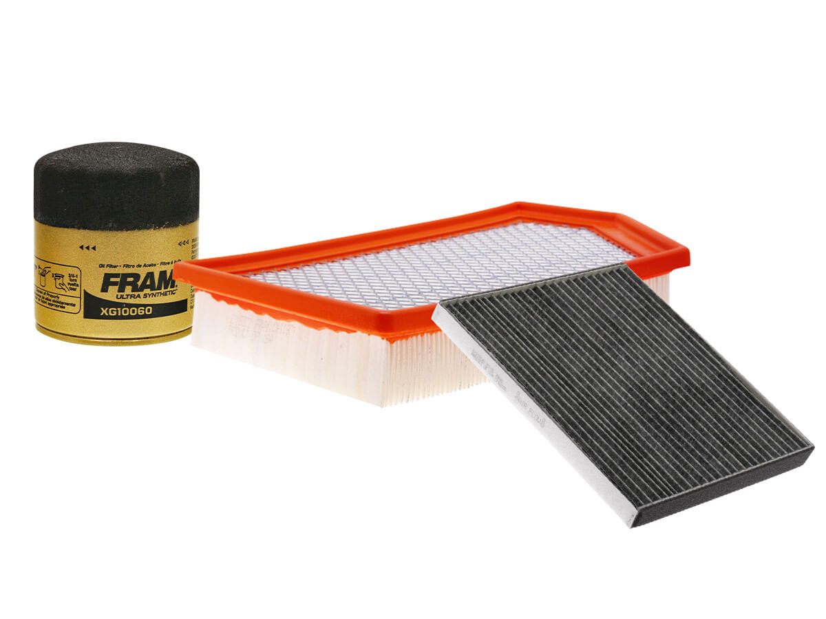Kit De Filtro De Aire, Filtro De Aceite Sintético Y Filtro De Cabina (3 Piezas)