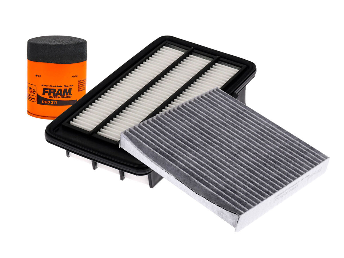 Kit De Filtro De Aire, Filtro De Aceite Y Filtro De Cabina (3 Piezas)
