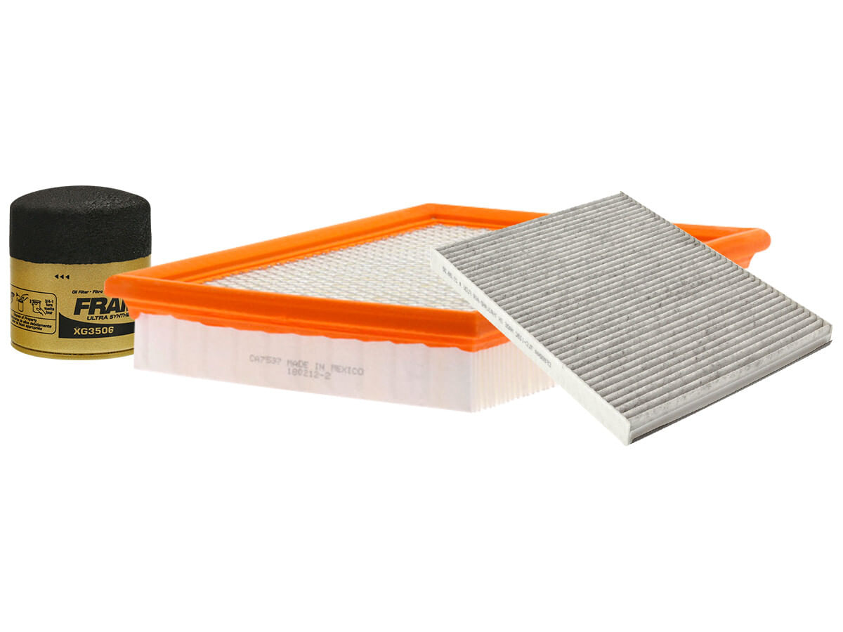 Kit De Filtro De Aire, Filtro De Aceite Sintético Y Filtro De Cabina (3 Piezas)