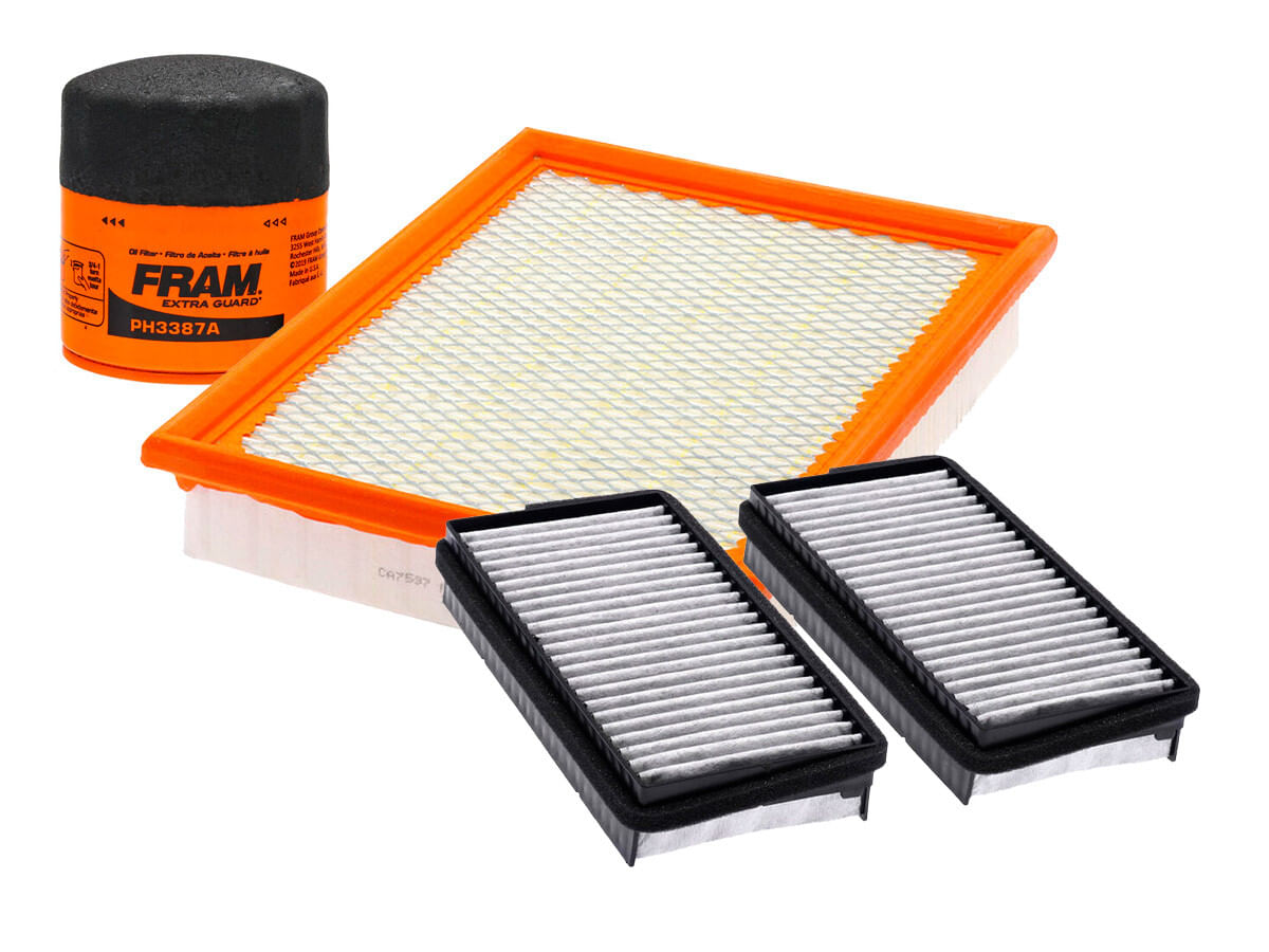 Kit De Filtro De Aire, Filtro De Aceite Y Filtro De Cabina (3 Piezas)