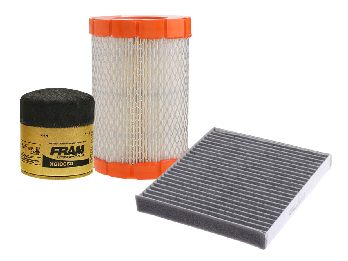 Kit De Filtro De Aire, Filtro De Aceite Sintético Y Filtro De Cabina (3 Piezas)