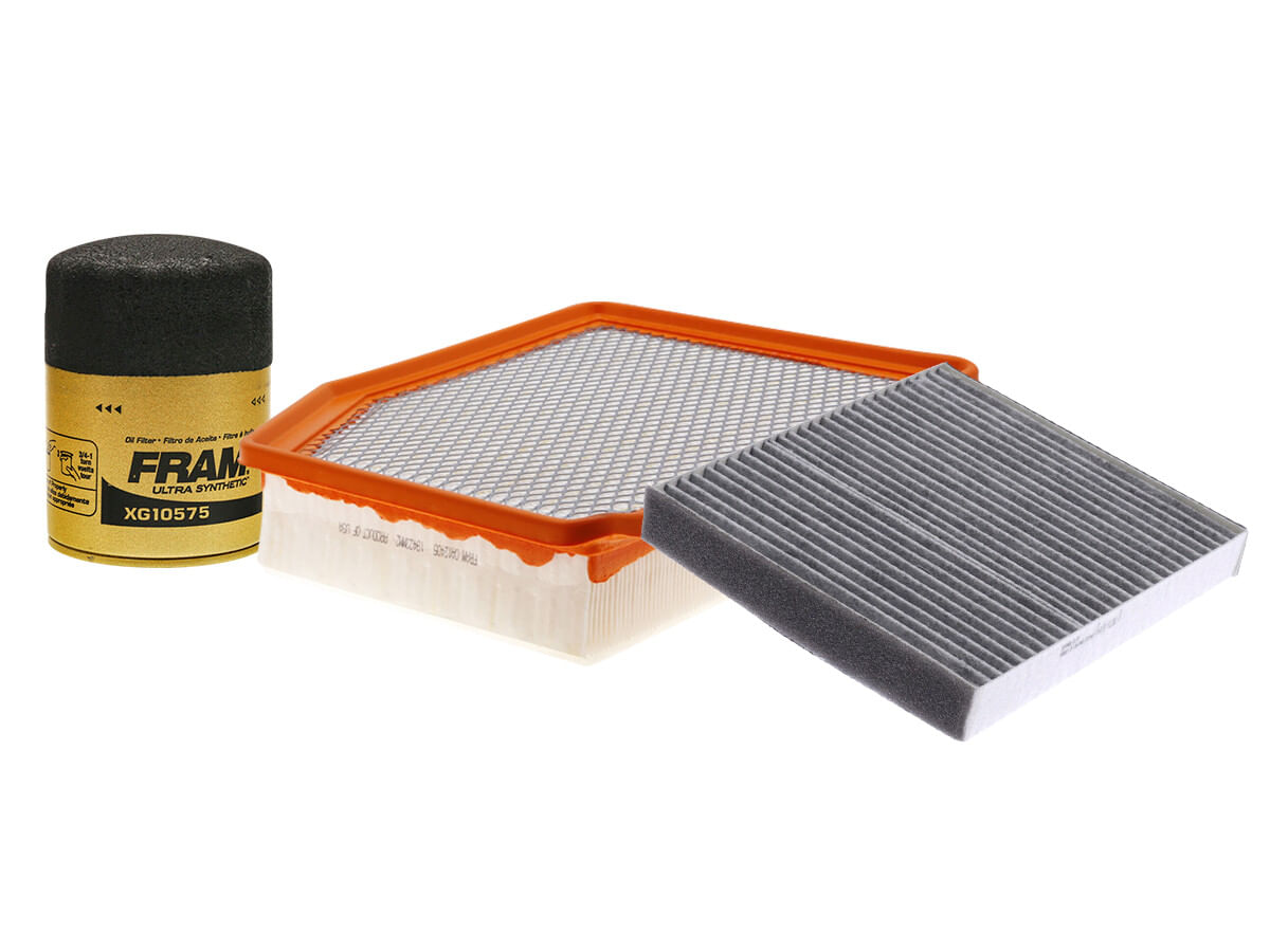 Kit De Filtro De Aire, Filtro De Aceite Sintético Y Filtro De Cabina (3 Piezas)