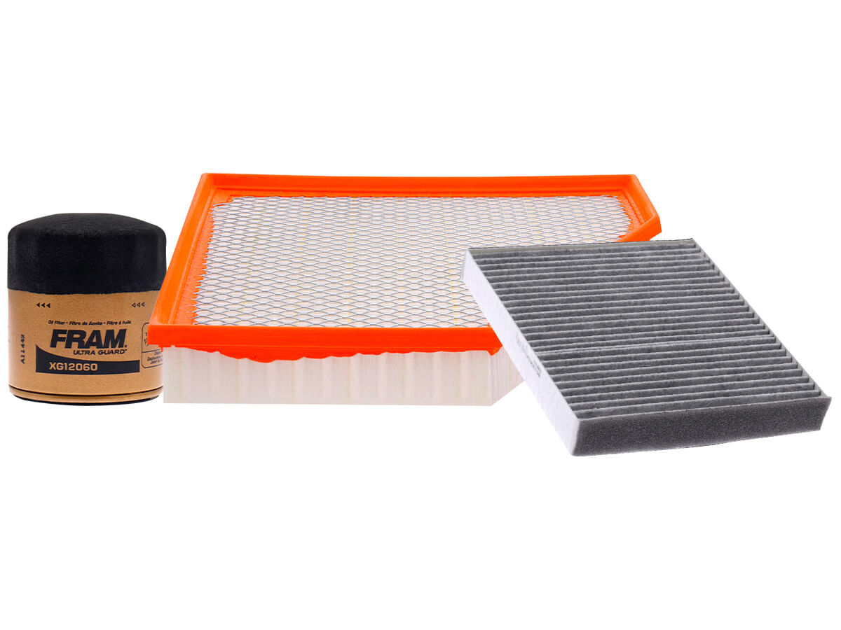 Kit De Filtro De Aire, Filtro De Aceite Sintético Y Filtro De Cabina (3 Piezas)