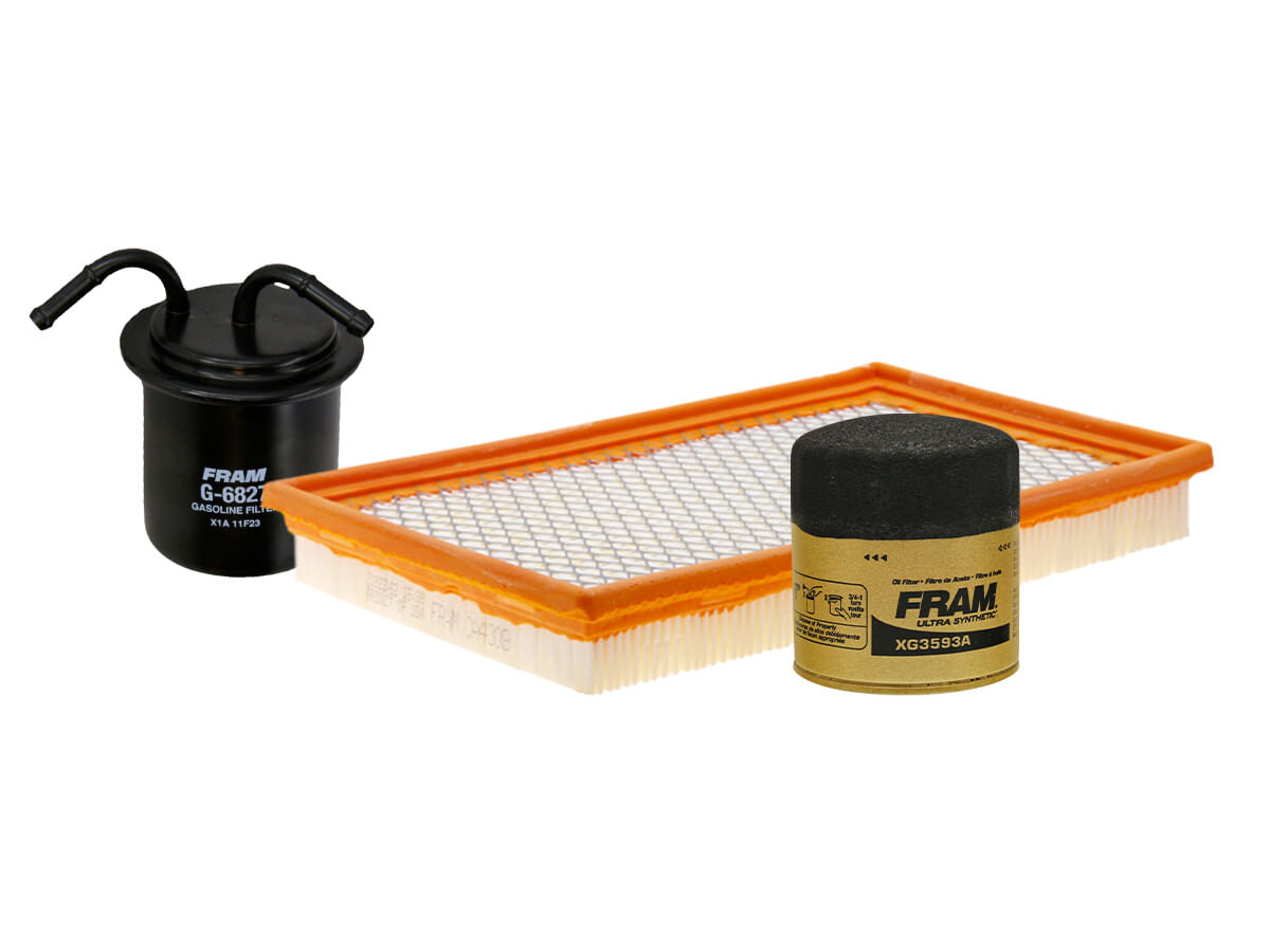 Kit De Filtro De Aire, Filtro De Aceite Sintético Y Filtro De Combustible (3 Piezas)