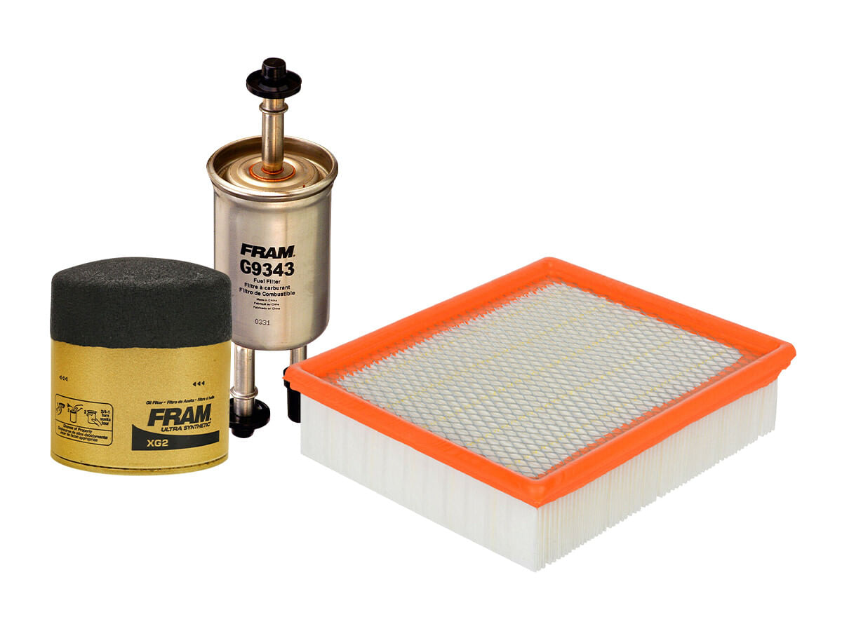 Kit De Filtro De Aire, Filtro De Aceite Sintético Y Filtro De Combustible (3 Piezas)