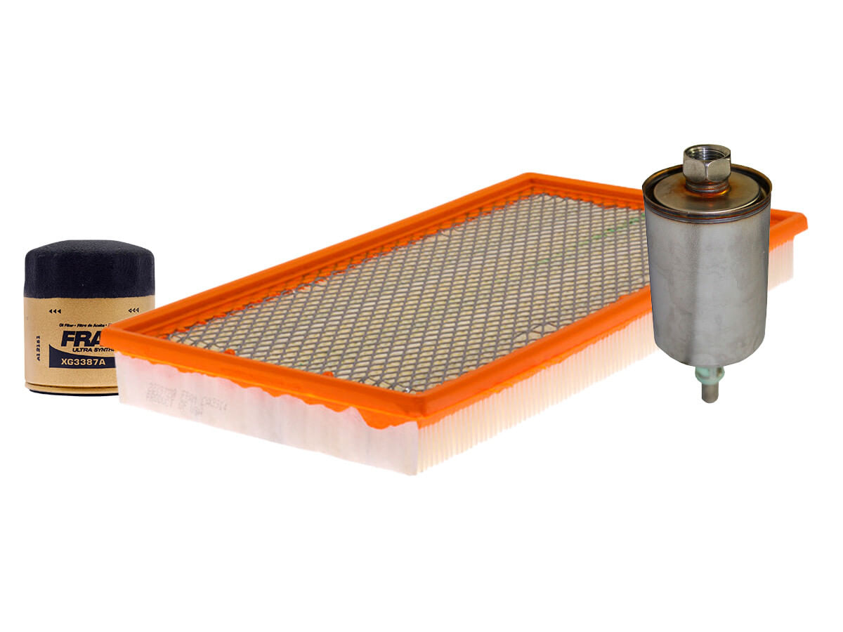 Kit De Filtro De Aire, Filtro De Aceite Sintético Y Filtro De Combustible (3 Piezas)