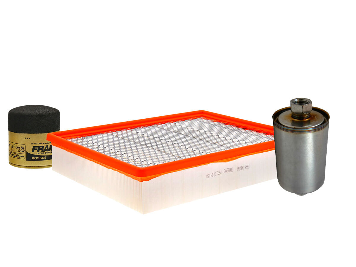 Kit De Filtro De Aire, Filtro De Aceite Sintético Y Filtro De Combustible (3 Piezas)