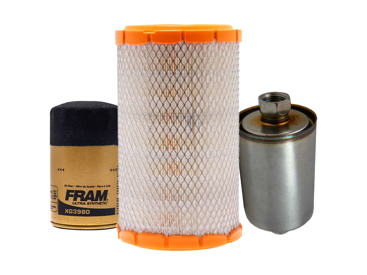 Kit De Filtro De Aire, Filtro De Aceite Sintético Y Filtro De Combustible (3 Piezas)