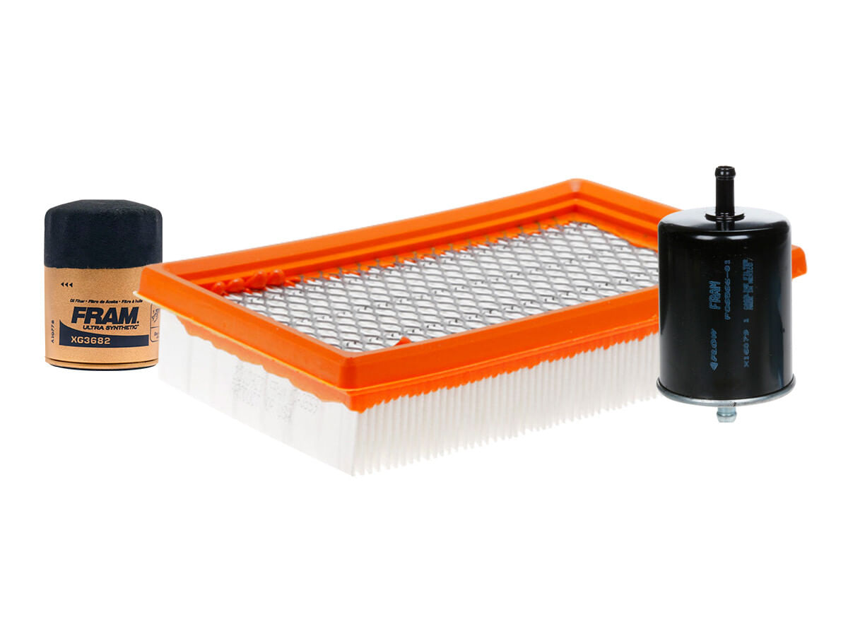Kit De Filtro De Aire, Filtro De Aceite Sintético Y Filtro De Combustible (3 Piezas)