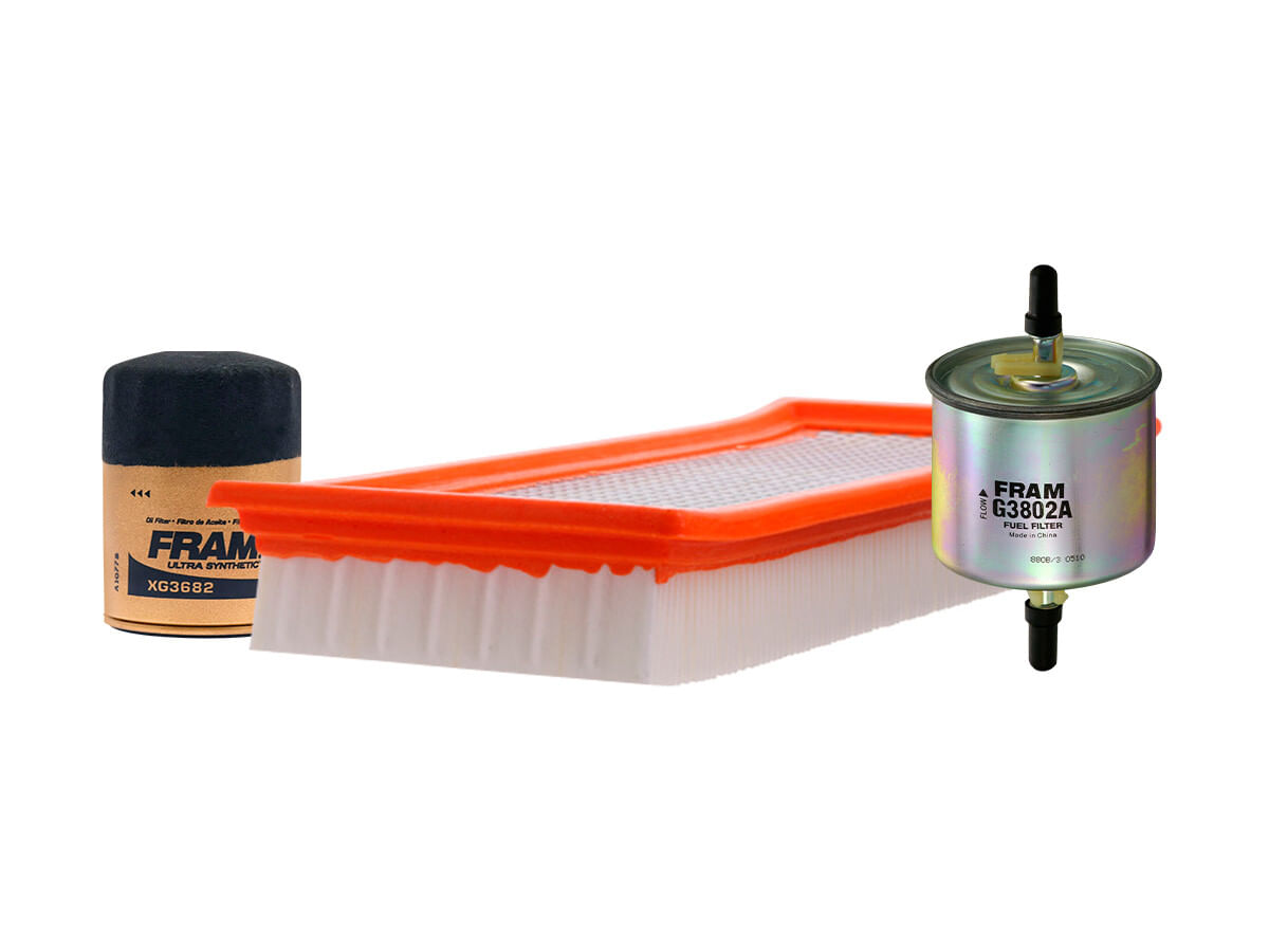 Kit De Filtro De Aire, Filtro De Aceite Sintético Y Filtro De Combustible (3 Piezas)