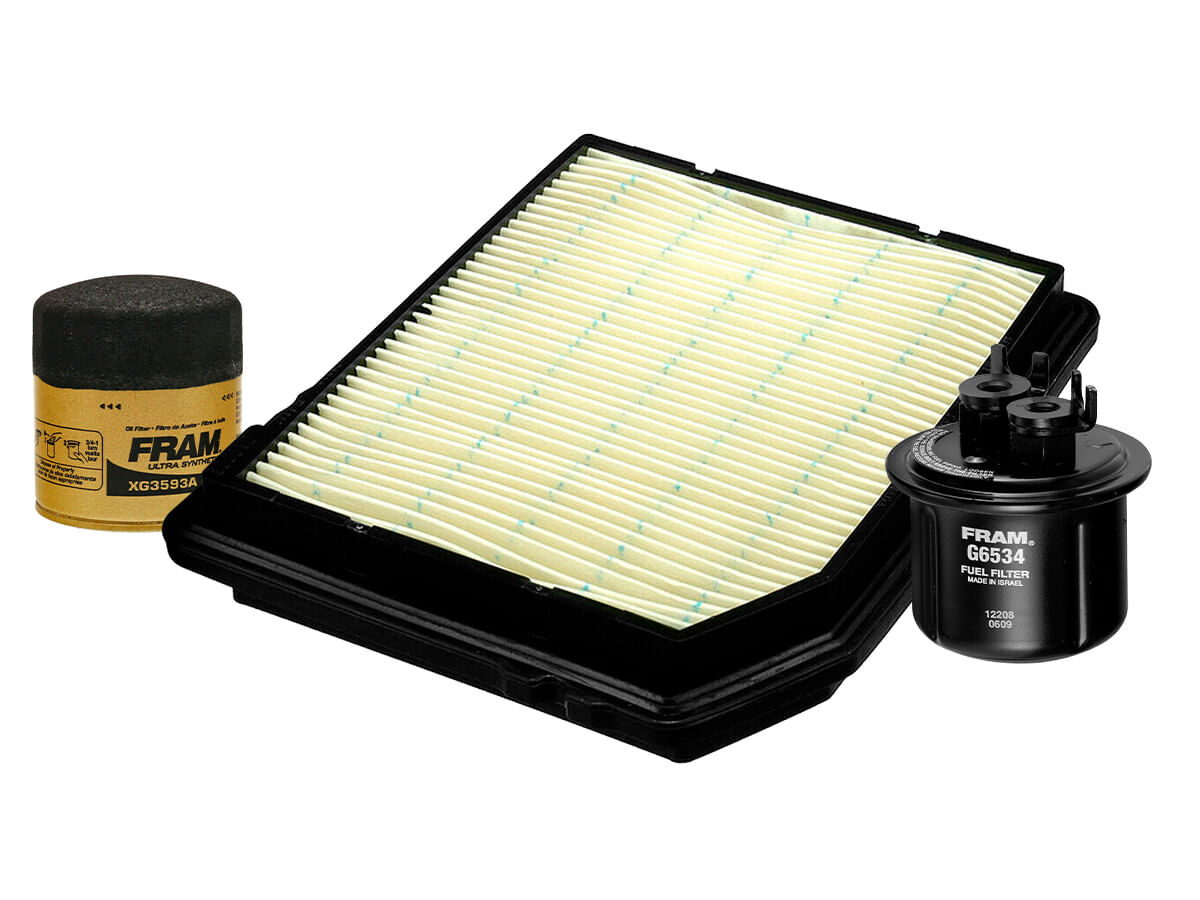 Kit De Filtro De Aire, Filtro De Aceite Sintético Y Filtro De Combustible (3 Piezas)