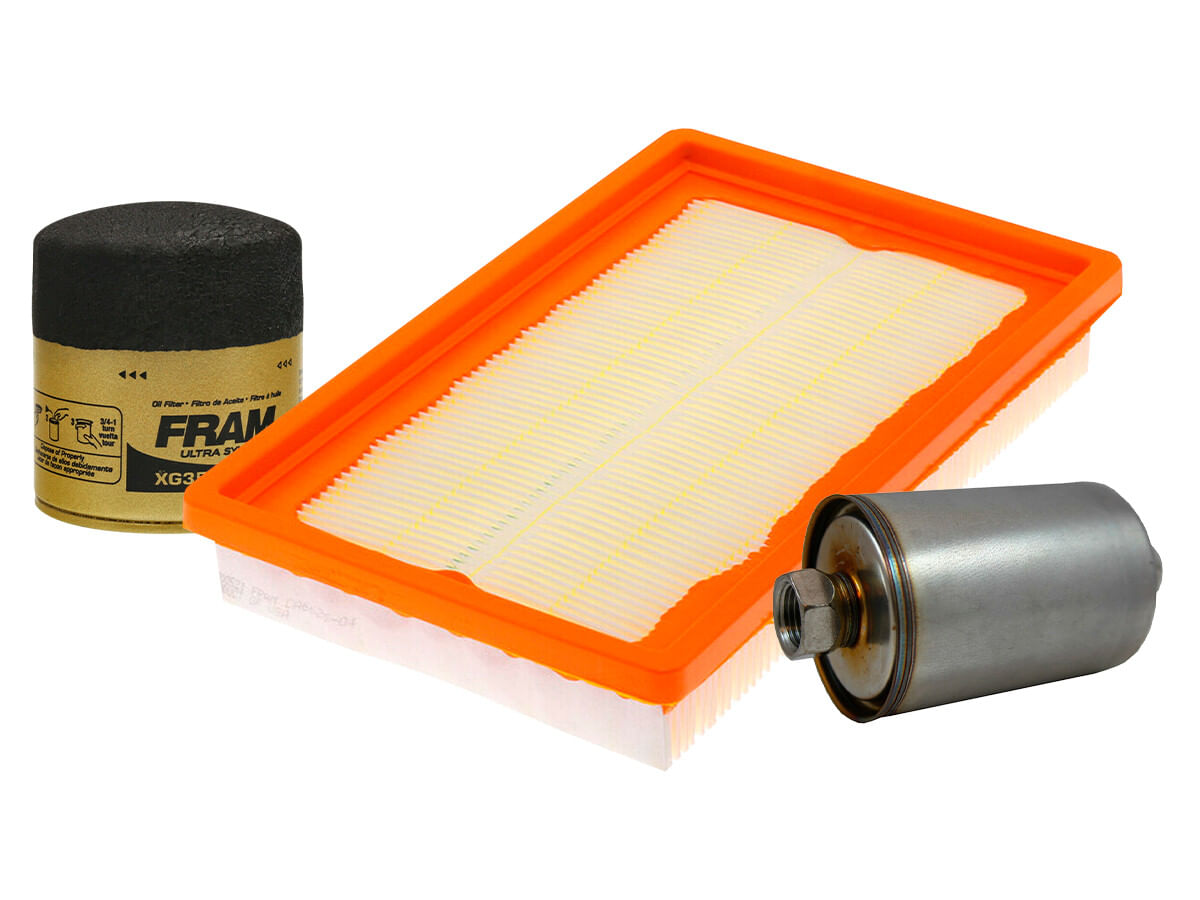 Kit De Filtro De Aire, Filtro De Aceite Sintético Y Filtro De Combustible (3 Piezas)