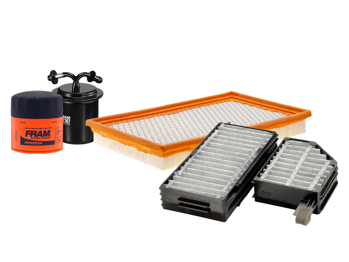 Kit De Filtro De Aire, Filtro De Aceite, Filtro De Combustible Y Filtro De Cabina (4 Piezas)