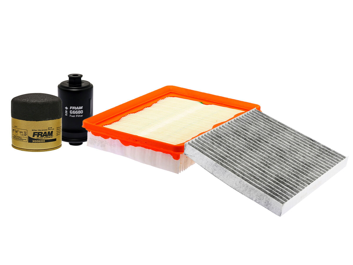 Kit De Filtro De Aire, Filtro De Aceite Sintético, Filtro De Combustible Y Filtro De Cabina (4 Piezas)