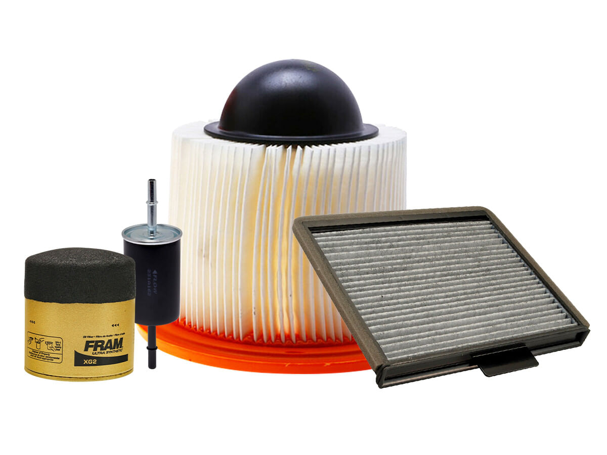 Kit De 4 Filtros Para Aceite Sintético