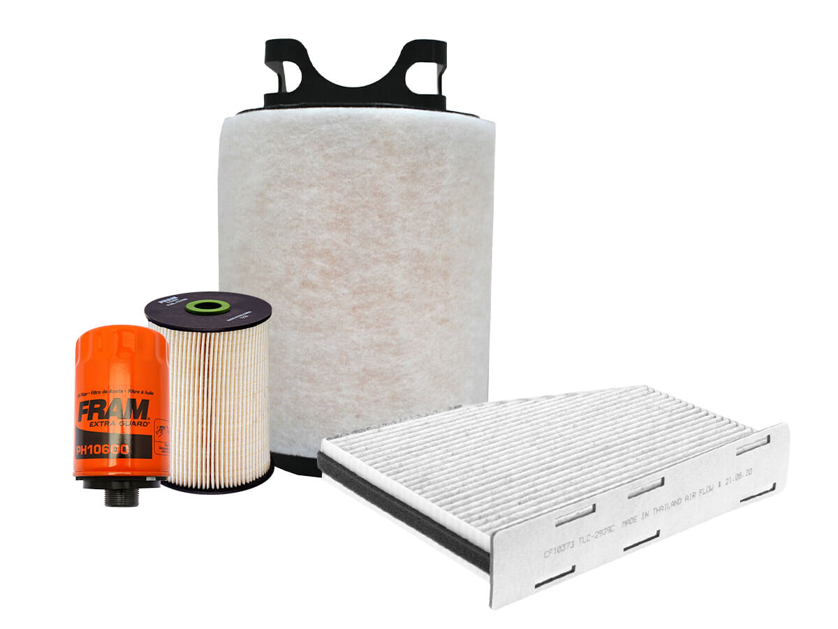 Kit De Filtro De Aire, Filtro De Aceite, Filtro De Combustible Y Filtro De Cabina (4 Piezas)