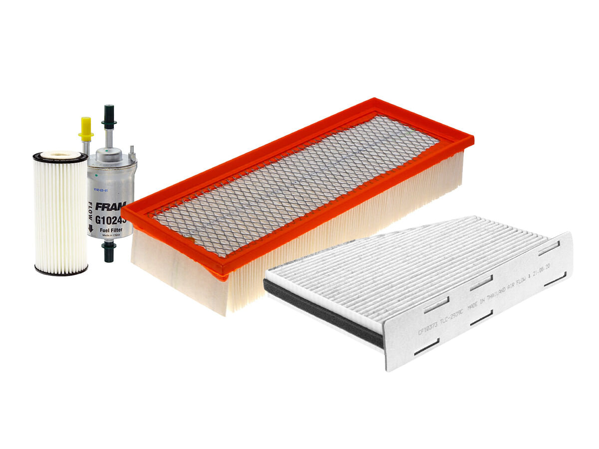 Kit De 4 Filtros Para Aceite Sintético
