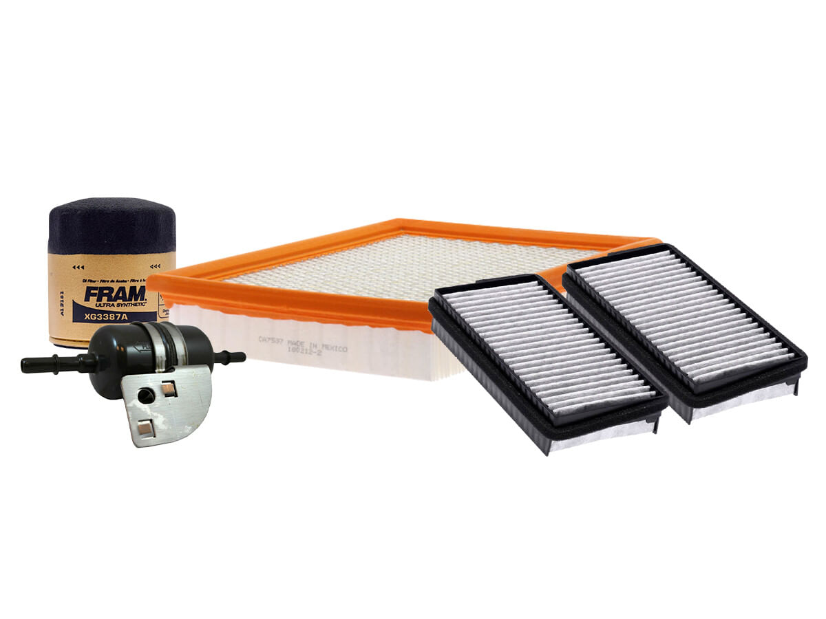 Kit De 4 Filtros Para Aceite Sintético