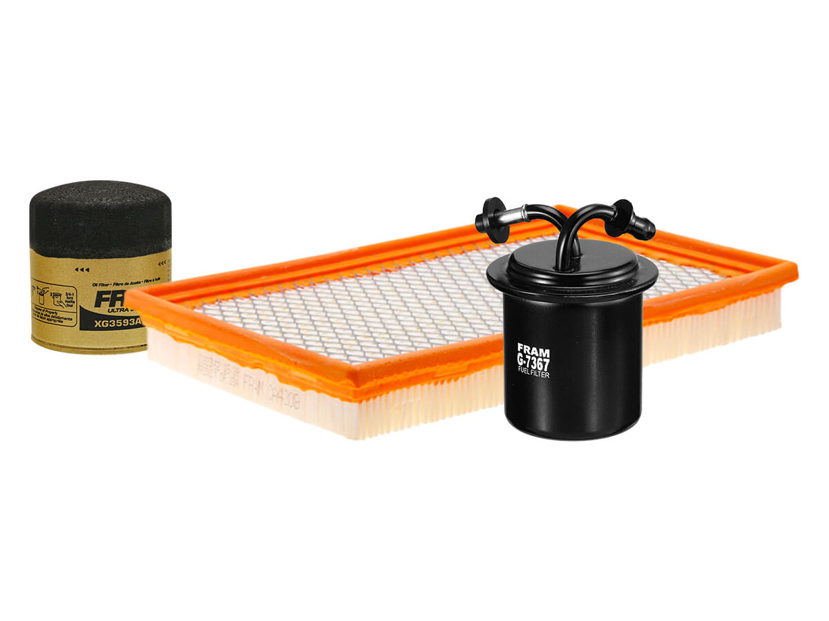 Kit De Filtro De Aire, Filtro De Aceite Sintético Y Filtro De Combustible (3 Piezas)