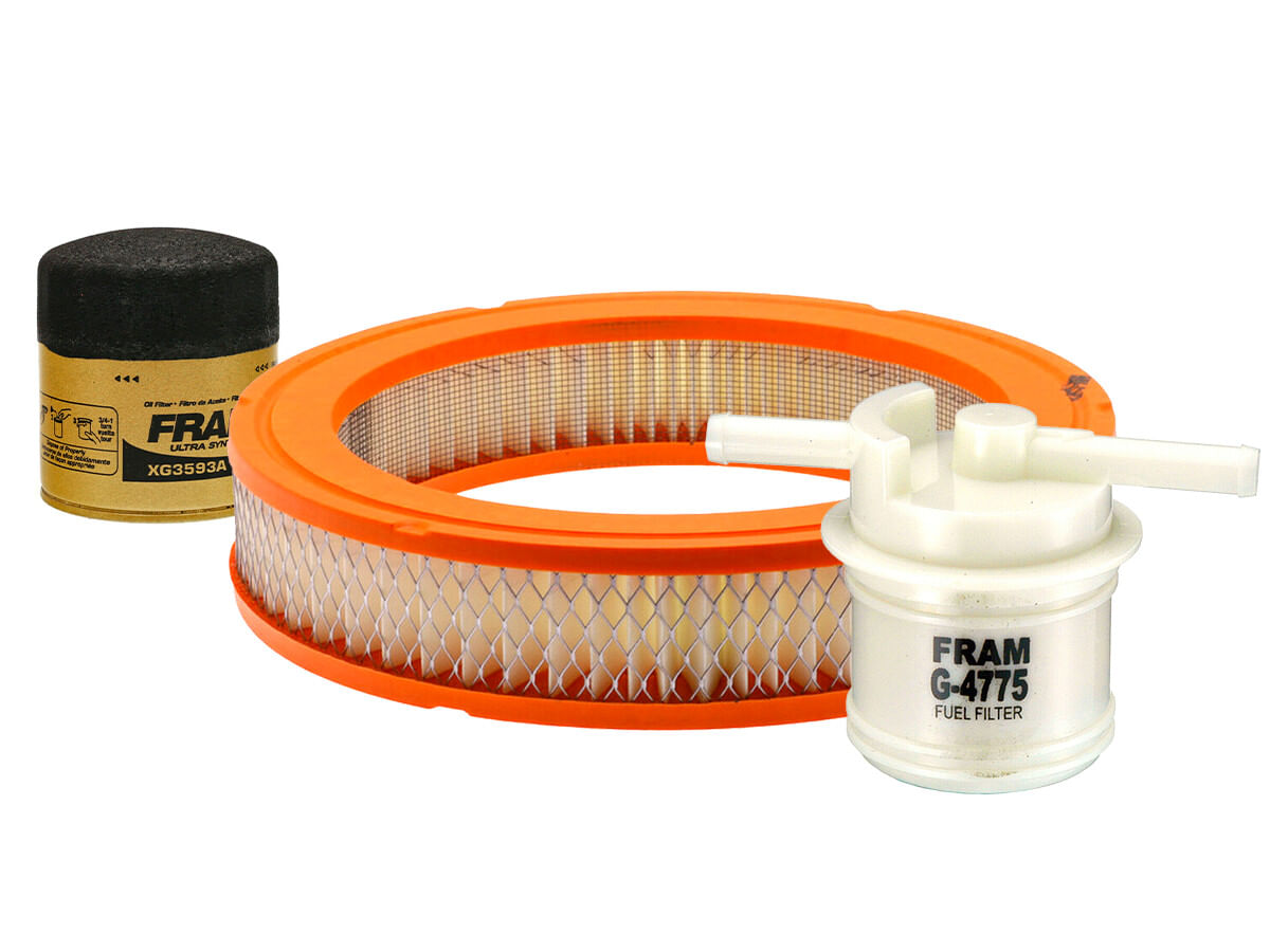 Kit De Filtro De Aire, Filtro De Aceite Sintético Y Filtro De Combustible (3 Piezas)