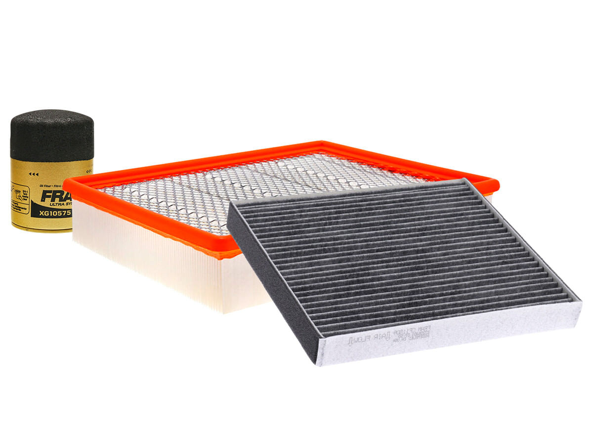 Kit De Filtro De Aire, Filtro De Aceite Sintético Y Filtro De Cabina (3 Piezas)
