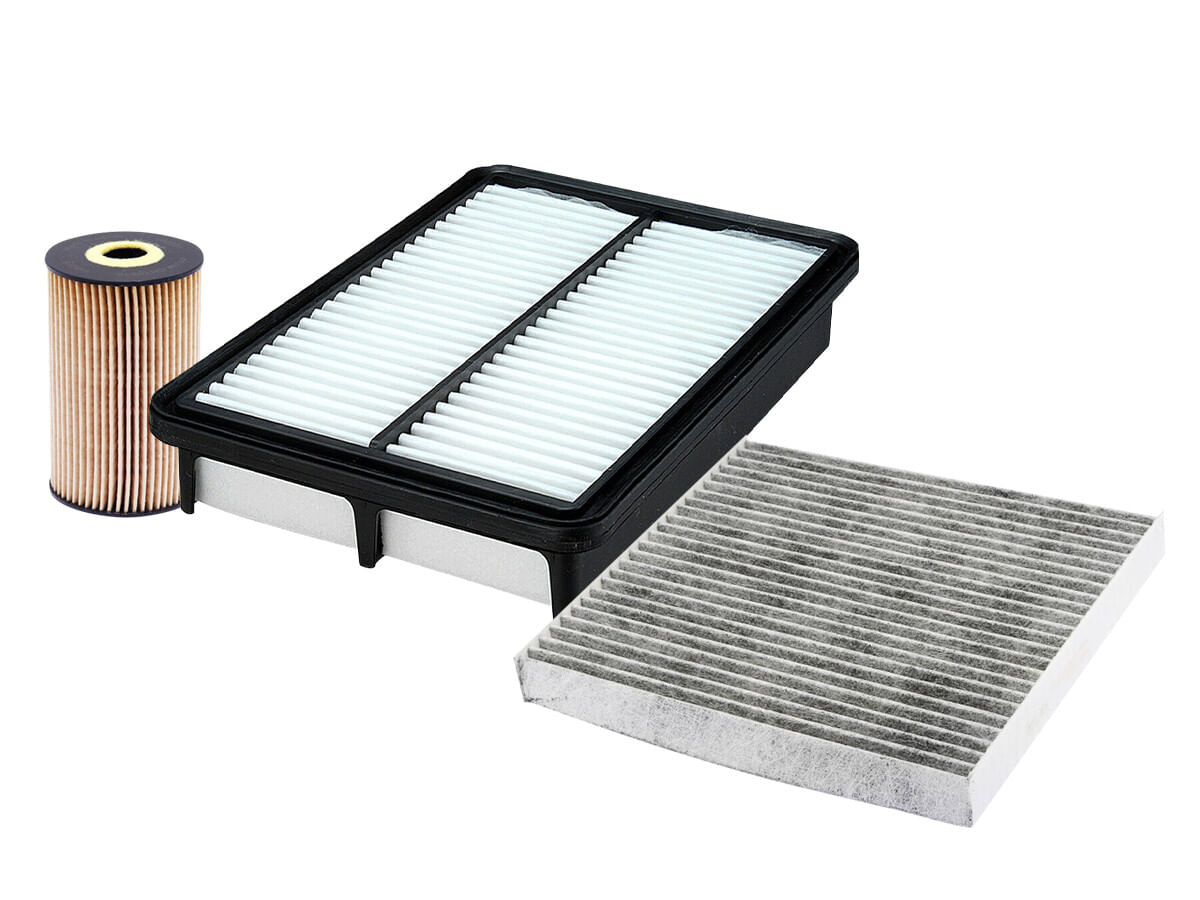 Kit De Filtro De Aire, Filtro De Aceite Y Filtro De Cabina (3 Piezas)